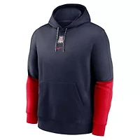NCAA Nike Arizona Wildcats 2024 Sideline Club Pullover Hoodie