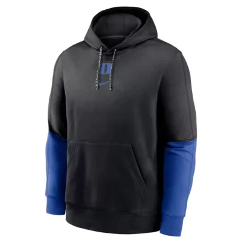 Duke Blue Devils NCAA Nike 2024 Sideline Club Pullover Hoodie