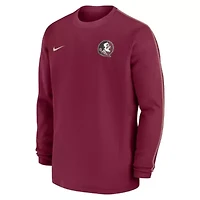 NCAA Nike Florida State Seminoles 2024 Sideline Coaches Long Sleeve Top