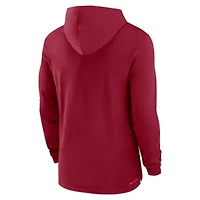 Stanford Cardinal NCAA Nike 2024 Sideline Hoodie Performance Long Sleeve T-Shirt