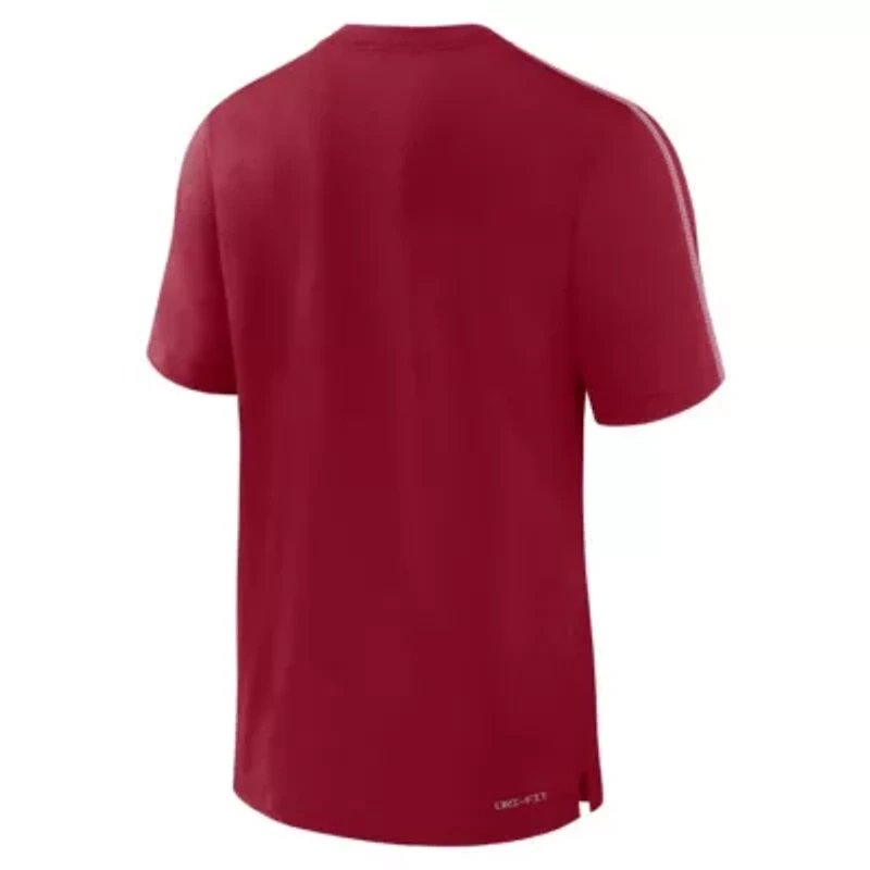 Alabama Crimson Tide NCAA Nike 2024 Sideline Player Performance Tri-Blend T-Shirt