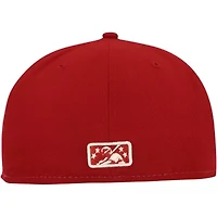 MiLB White/Red Inland Empire 66ers Theme Night Redlands Pickers 59FIFTY Fitted Hat