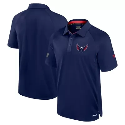 NHL Fanatics Washington Capitals Authentic Pro Rink Polo