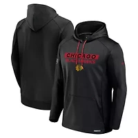 NHL Fanatics Chicago Blackhawks Authentic Pro Rink Fleece Pullover Hoodie