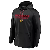 NHL Fanatics Chicago Blackhawks Authentic Pro Rink Fleece Pullover Hoodie