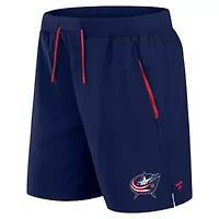 NHL Fanatics Columbus Jackets Authentic Pro Rink Performance Shorts