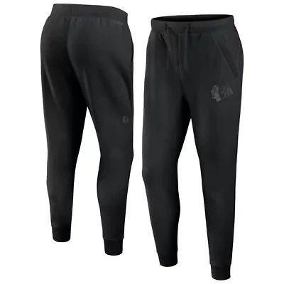 NHL Fanatics Chicago Blackhawks Authentic Pro Road Fleece Sweatpants