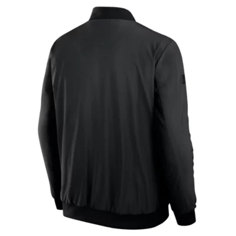 NHL Fanatics Chicago Blackhawks Authentic Pro Road Full-Zip Bomber Jacket