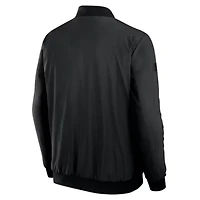 NHL Fanatics Chicago Blackhawks Authentic Pro Road Full-Zip Bomber Jacket