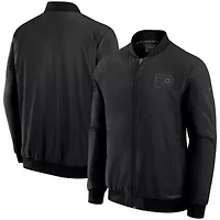 NHL Fanatics Philadelphia Flyers Authentic Pro Road Full-Zip Bomber Jacket