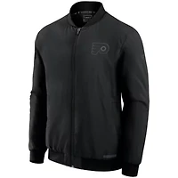 NHL Fanatics Philadelphia Flyers Authentic Pro Road Full-Zip Bomber Jacket