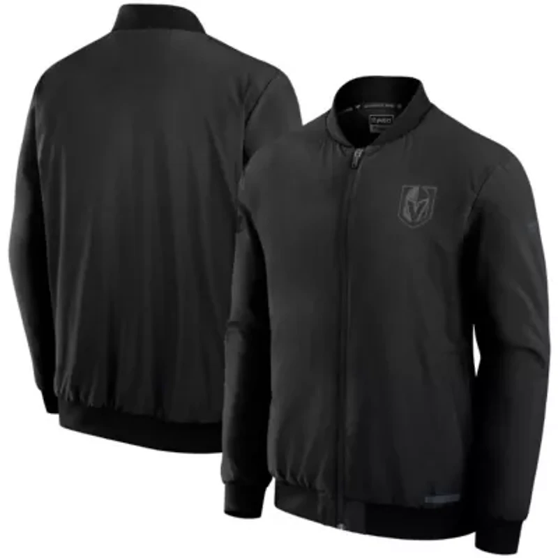 NHL Fanatics Vegas Golden Knights Authentic Pro Road Full-Zip Bomber Jacket