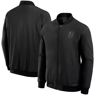 NHL Fanatics Vegas Golden Knights Authentic Pro Road Full-Zip Bomber Jacket