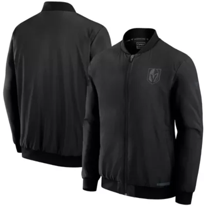 NHL Fanatics Vegas Golden Knights Authentic Pro Road Full-Zip Bomber Jacket
