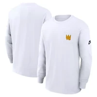NCAA Nike West Virginia Mountaineers Legacy Max90 Pocket Long Sleeve T-Shirt