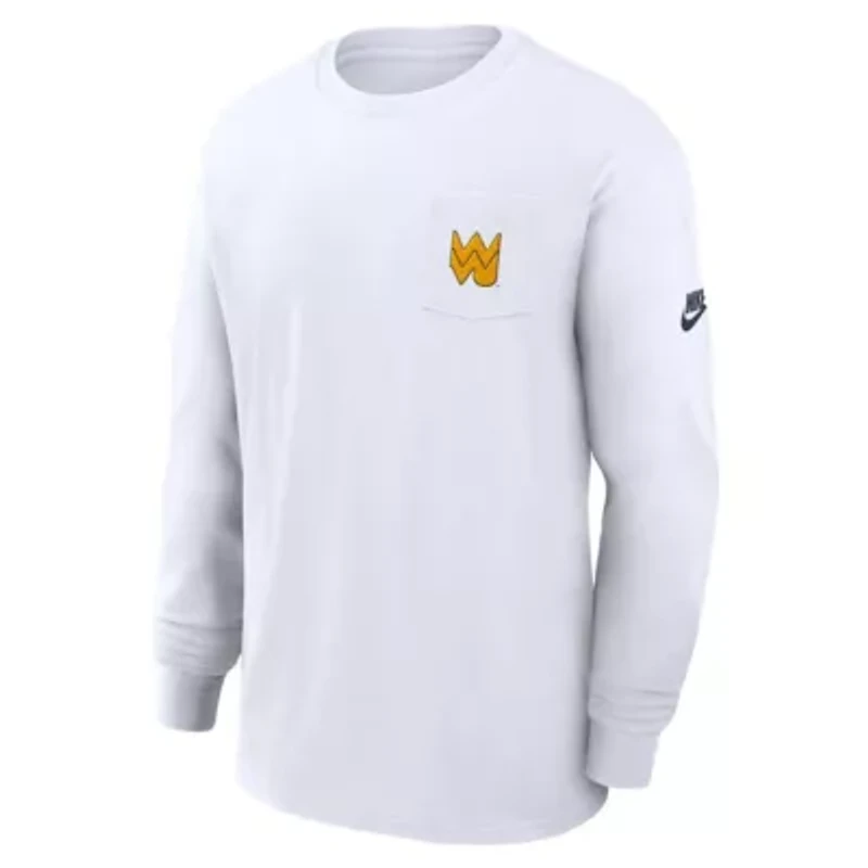 NCAA Nike West Virginia Mountaineers Legacy Max90 Pocket Long Sleeve T-Shirt