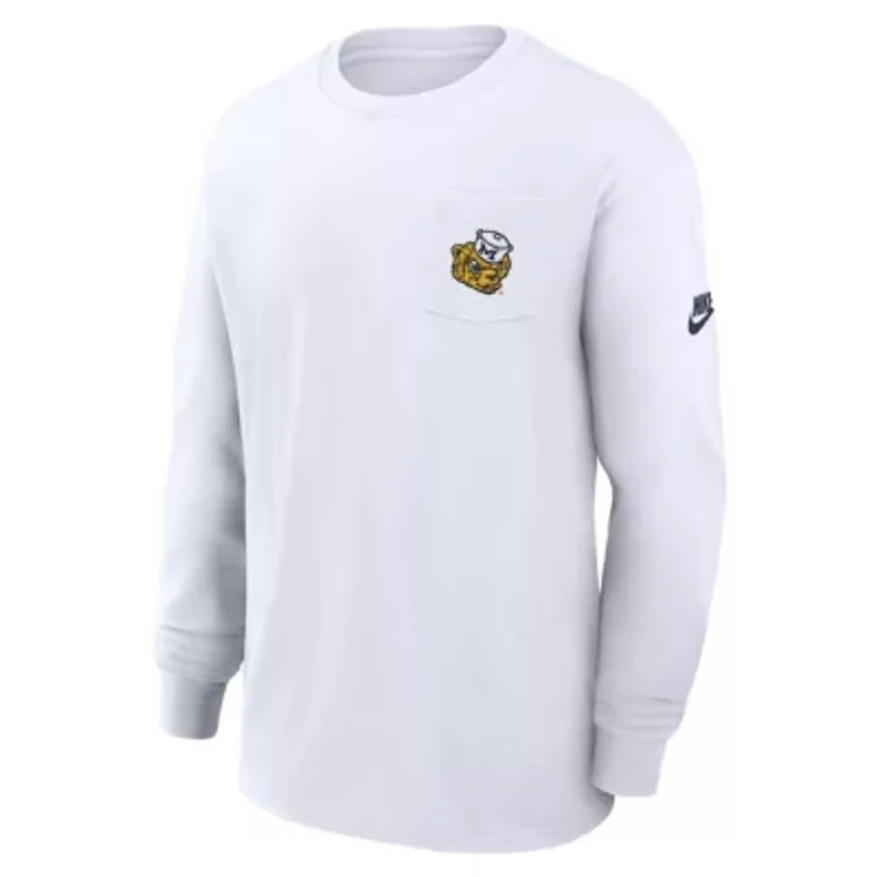 NCAA Nike Michigan Wolverines Legacy Max90 Pocket Long Sleeve T-Shirt