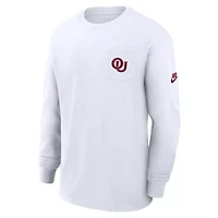 NCAA Nike Oklahoma Sooners Legacy Max90 Pocket Long Sleeve T-Shirt
