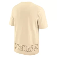 NCAA Nike Michigan Wolverines Primary Statement Two-Hit Performance T-Shirt