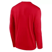 NCAA Nike Georgia Bulldogs Primetime Two-Hit Legend Dri-FIT Long Sleeve T-Shirt