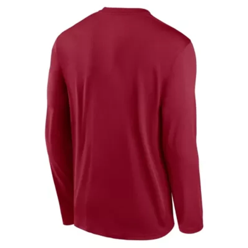 Stanford Cardinal NCAA Nike Primetime Two-Hit Legend Dri-FIT Long Sleeve T-Shirt
