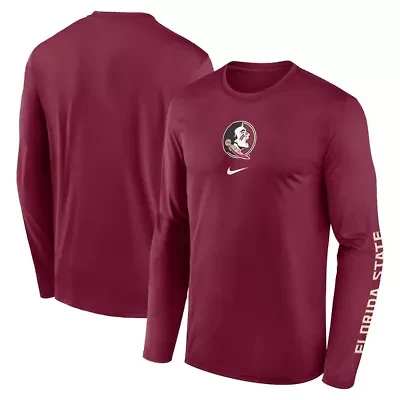 NCAA Nike Florida State Seminoles Primetime Two-Hit Legend Dri-FIT Long Sleeve T-Shirt
