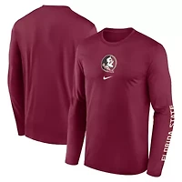 NCAA Nike Florida State Seminoles Primetime Two-Hit Legend Dri-FIT Long Sleeve T-Shirt