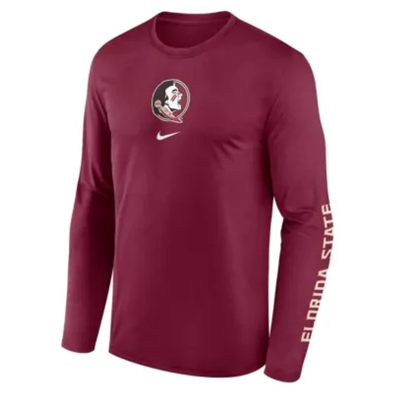 NCAA Nike Florida State Seminoles Primetime Two-Hit Legend Dri-FIT Long Sleeve T-Shirt