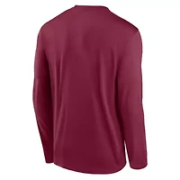 NCAA Nike Florida State Seminoles Primetime Two-Hit Legend Dri-FIT Long Sleeve T-Shirt