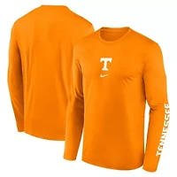 NCAA Nike Tennessee Volunteers Primetime Two-Hit Legend Dri-FIT Long Sleeve T-Shirt
