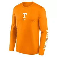 NCAA Nike Tennessee Volunteers Primetime Two-Hit Legend Dri-FIT Long Sleeve T-Shirt