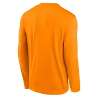 NCAA Nike Tennessee Volunteers Primetime Two-Hit Legend Dri-FIT Long Sleeve T-Shirt
