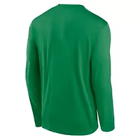 NCAA Nike Oregon Ducks Primetime Two-Hit Legend Dri-FIT Long Sleeve T-Shirt
