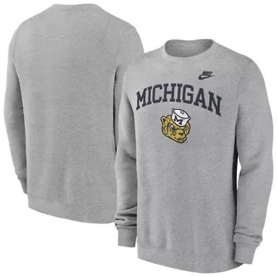 NCAA Nike Michigan Wolverines Legacy Classic Pullover Sweatshirt