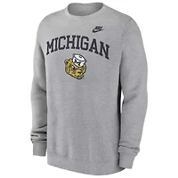NCAA Nike Michigan Wolverines Legacy Classic Pullover Sweatshirt