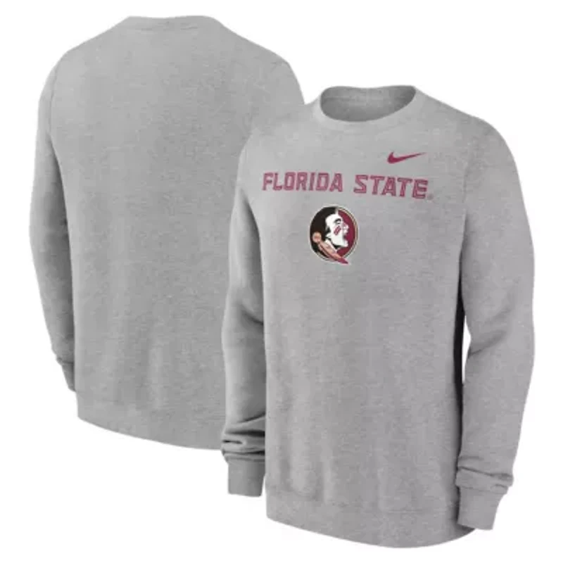 NCAA Nike Florida State Seminoles Primetime Primary Stack Pullover Sweatshirt