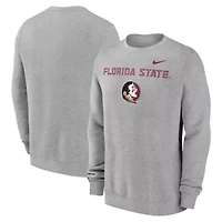 NCAA Nike Florida State Seminoles Primetime Primary Stack Pullover Sweatshirt