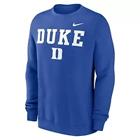 Duke Blue Devils NCAA Nike Primetime Primary Stack Pullover Sweatshirt