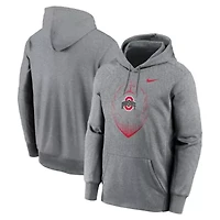 NCAA Nike Ohio State Buckeyes Icon Football Performance Pullover Hoodie