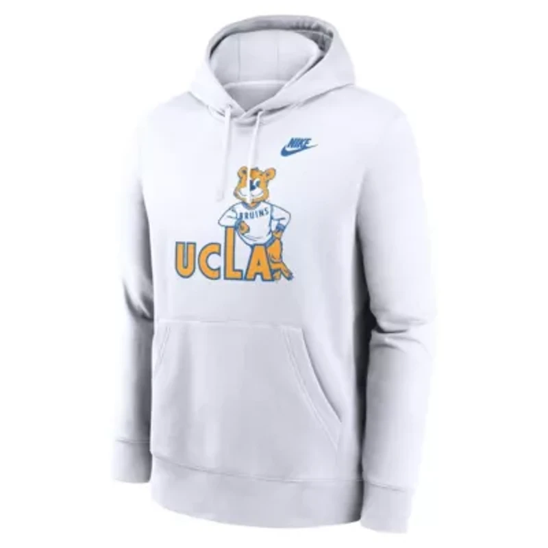 NCAA Nike UCLA Bruins Legacy Logo Club Fleece Pullover Hoodie