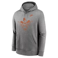 NCAA Nike Texas Longhorns Legacy Logo Club Fleece Pullover Hoodie
