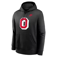 NCAA Nike Ohio State Buckeyes Legacy Logo Club Fleece Pullover Hoodie