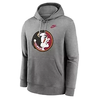NCAA Nike Florida State Seminoles Legacy Logo Club Fleece Pullover Hoodie