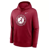 Alabama Crimson Tide NCAA Nike Primetime Alternate Logo Club Fleece Pullover Hoodie