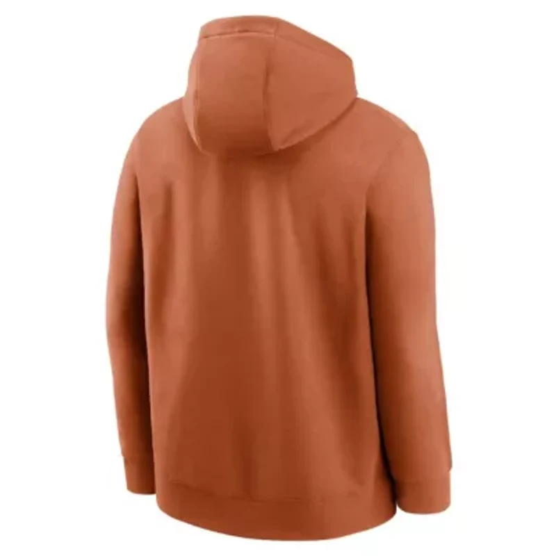 NCAA Nike Texas Longhorns Primetime Alternate Logo Club Fleece Pullover Hoodie