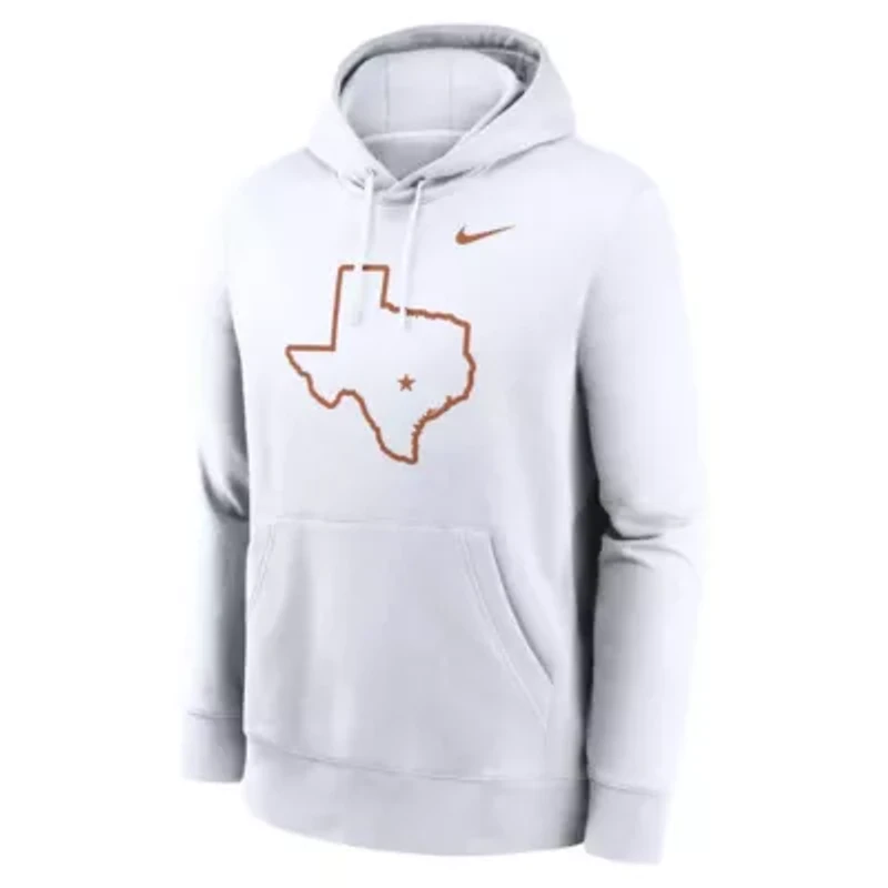 NCAA Nike Texas Longhorns Primetime Alternate Logo Club Fleece Pullover Hoodie