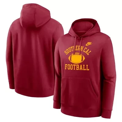 NCAA Nike USC Trojans Legacy Football Icon Club Fleece Pullover Hoodie