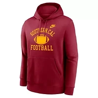 NCAA Nike USC Trojans Legacy Football Icon Club Fleece Pullover Hoodie