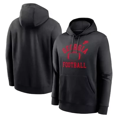 NCAA Nike Georgia Bulldogs Legacy Football Icon Club Fleece Pullover Hoodie