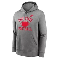 NCAA Nike Ohio State Buckeyes Legacy Football Icon Club Fleece Pullover Hoodie